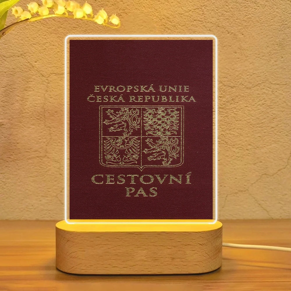 Czech Republic Passport Lamp - view 6