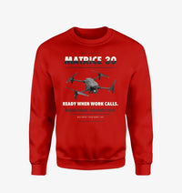 Thumbnail for DJI Matrice 30 design on red sweatshirt