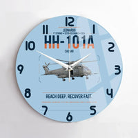 Thumbnail for Leonardo HH-101A Caesar design on light blue no frame wall clock