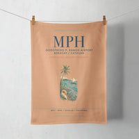 Thumbnail for Godofredo P. Ramos Airport Boracay Caticlan (MPH) design on orange towel