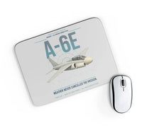 Thumbnail for A-6E Intruder design on light gray rectangle mouse pad