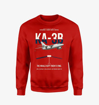 Thumbnail for KA-3B Skywarrior design on red sweatshirt