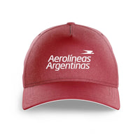 Thumbnail for Aerolineas Argentina logo printed on dark red cap