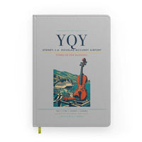 Thumbnail for Sydney–J.A. Douglas McCurdy Airport (YQY) design on light gray notebook