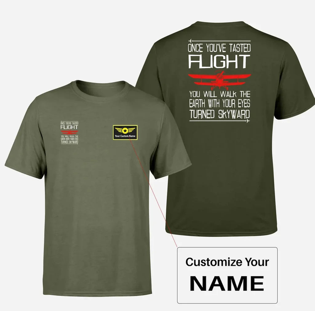 Once You've Tasted Flight Designed Double-Side T-Shirts - view 13