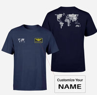 Thumbnail for Customisable World Map T-Shirt - view 15