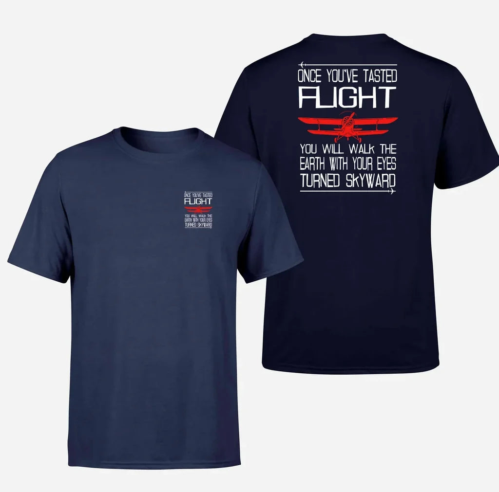 Once You've Tasted Flight Designed Double-Side T-Shirts - view 16