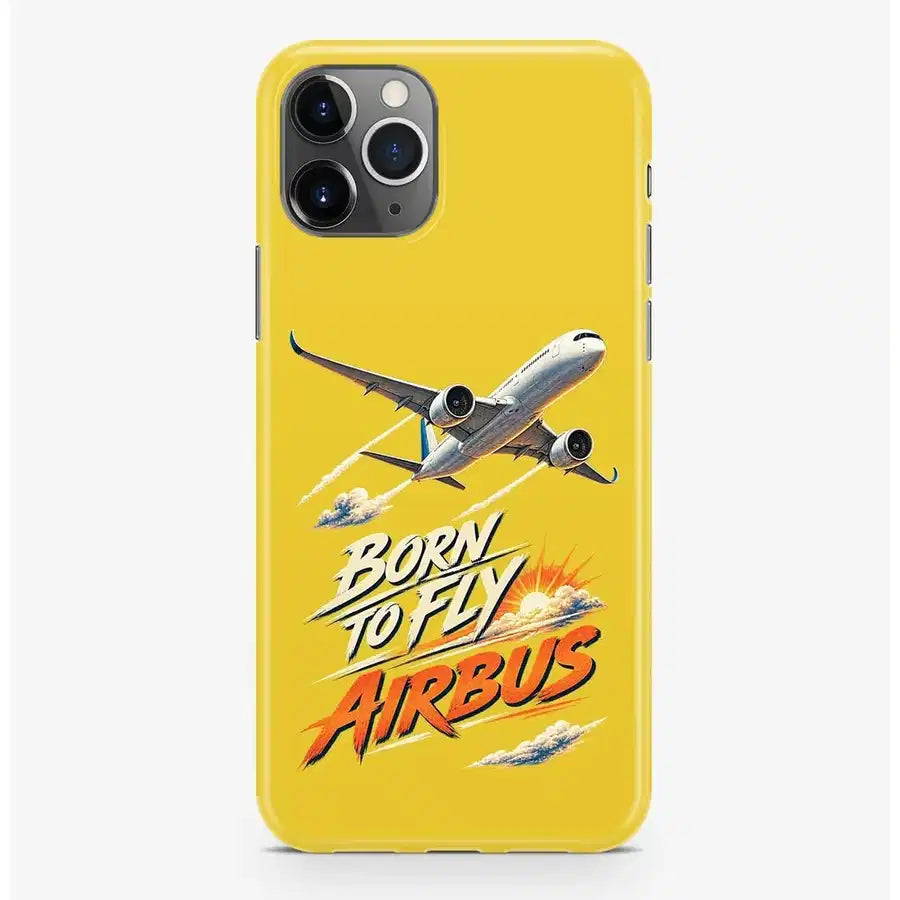 SIGNAL 608 - Born To Fly Airbus - MagSafe iPhone Pro Max design on yellow magsafe iphone pro max