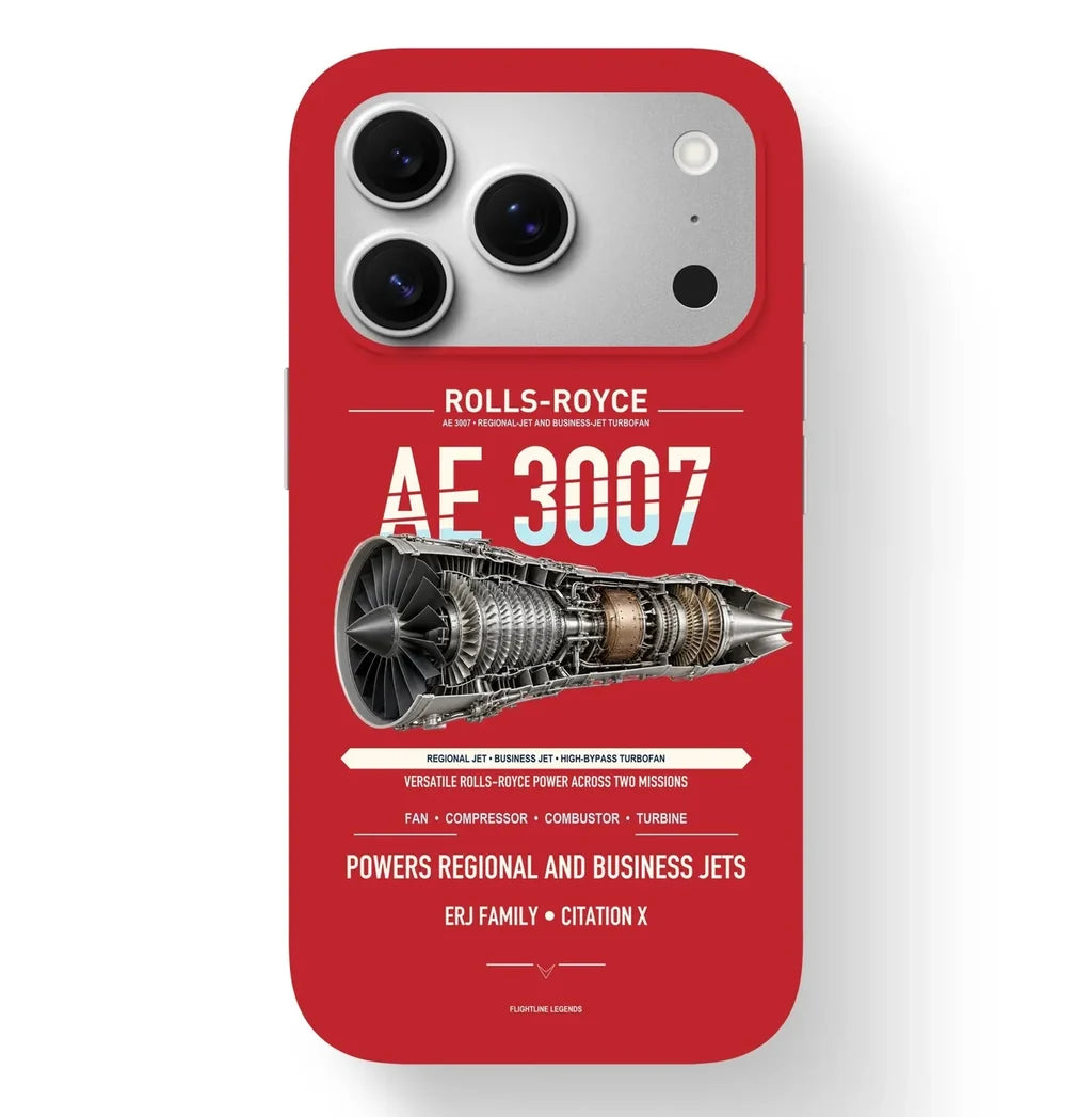 AE 3007 Case design on red iphone case