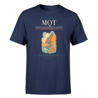 Thumbnail for Sawyer International Airport (MQT) T-Shirt single-side front print in Navy Blue | sawyer-international-airport-mqt-double-side-t-shirt
