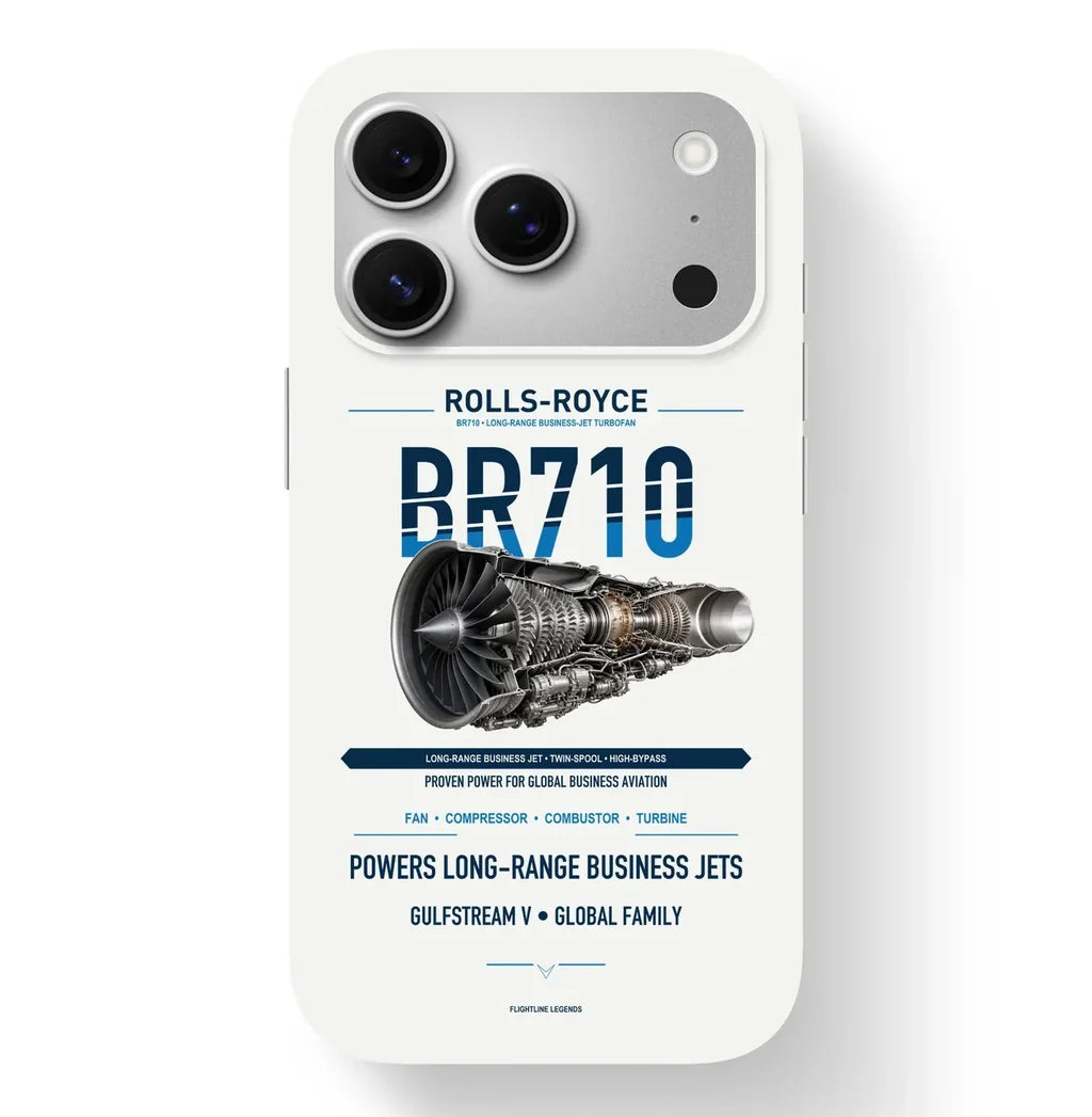 BR710 Case design on white iphone case