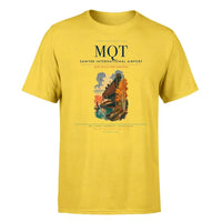 Thumbnail for Sawyer International Airport (MQT) T-Shirt single-side front print in Yellow | sawyer-international-airport-mqt-double-side-t-shirt