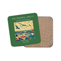 Thumbnail for The Thermal Circus - Designed Coasters design on green 1-piece