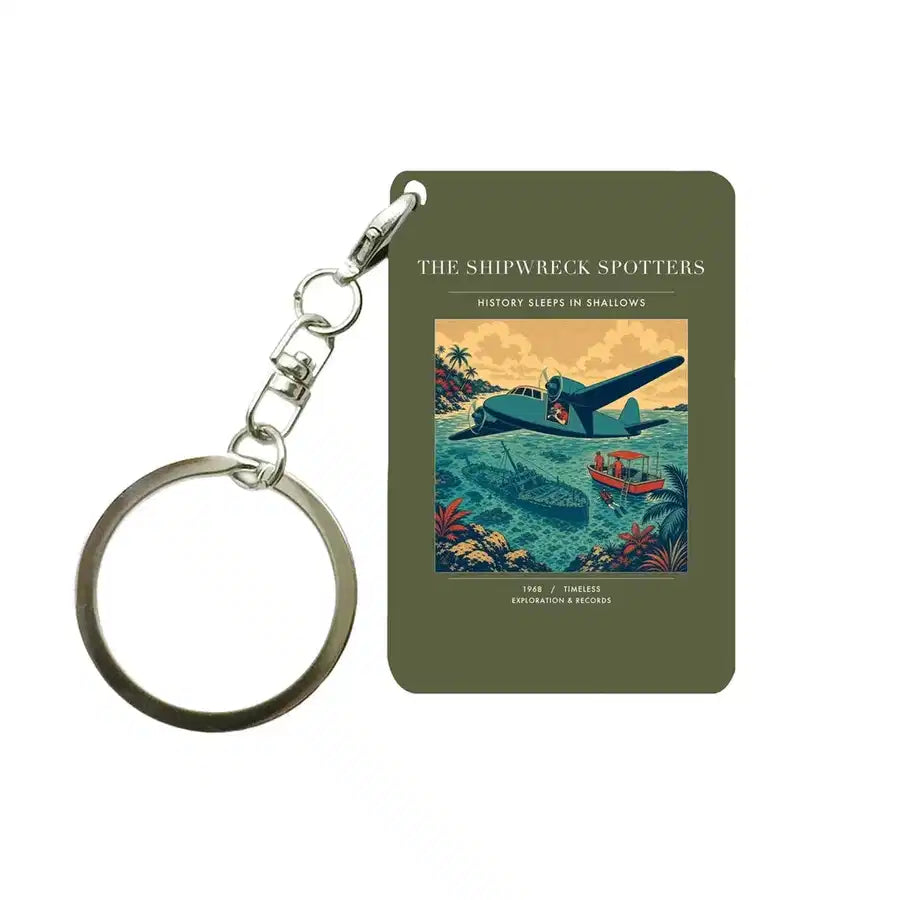VINTAGE G4369 - The Shipwreck Spotters - Designed Key Chain design on greenarmy