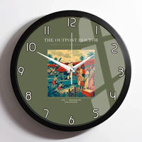 Thumbnail for VINTAGE G4197 - The Outpost Doctor - Designed Wall Clocks design on greenarmy framed