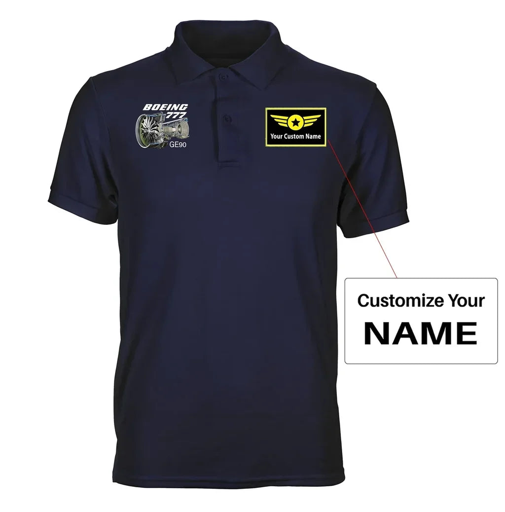 Customisable Boeing 777 Polo Shirt - view 7