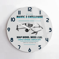 Thumbnail for DJI Mavic 3 Enterprise design on light gray no frame wall clock