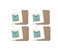 Thumbnail for Akureyri Airport AEY Coaster 4-Pieces-Set - White