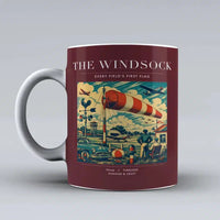 Thumbnail for VINTAGE G4136 - The Windsock - Ceramic Mug design on darkred