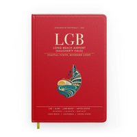 Thumbnail for Long Beach Airport (Daugherty Field) (LGB) design on red notebook