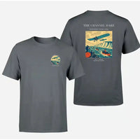 Thumbnail for VINTAGE G4324 - The Channel Dare - Double-Side T-Shirt design on gray double side t shirt