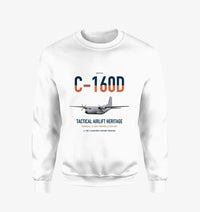 Thumbnail for Transall C-160D design on white sweatshirt