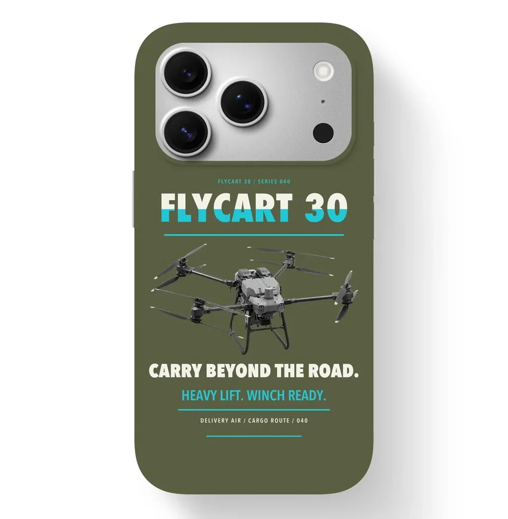 DJI FlyCart 30 Case design on green army iphone case