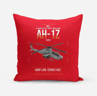 Thumbnail for Bell AH-1Z Viper design on red pillow