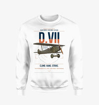 Thumbnail for Fokker D.VII design on white sweatshirt
