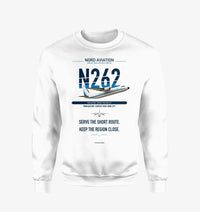 Thumbnail for Nord 262A design on white sweatshirt