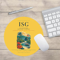 Thumbnail for Painushima Ishigaki Airport (ISG) design on yellow round mouse pad
