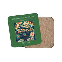 Thumbnail for The Typhoon Trackers - Designed Coasters design on green 1-piece
