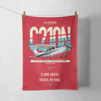Thumbnail for Cessna T210N Centurion design on red towel