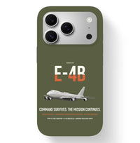 Thumbnail for E-4B Nightwatch design on green army magsafe iphone case, for iPhone 17 Pro