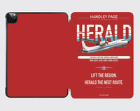 Thumbnail for Handley Page HPR.7 Dart Herald design on red ipad tablet case