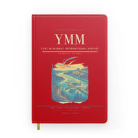 Thumbnail for Fort McMurray International Airport (YMM) design on red notebook