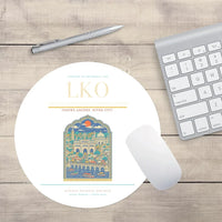 Thumbnail for Chaudhary Charan Singh International Airport LKO Mouse-Pad Round - White