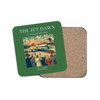 Thumbnail for The Jet Dawn - Designed Coasters design on green 1-piece