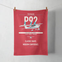 Thumbnail for Tecnam P92 Echo MkII design on red towel