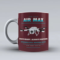 Thumbnail for Air Max Mug design on dark red percepto