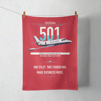 Thumbnail for Cessna 501 Citation I SP design on red towel