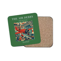 Thumbnail for The Air Derby - Designed Coasters design on green 1-piece