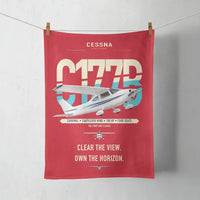 Thumbnail for Cessna 177B Cardinal design on red towel