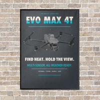 Thumbnail for Autel EVO Max 4T vertical canvas print - framed - gray background