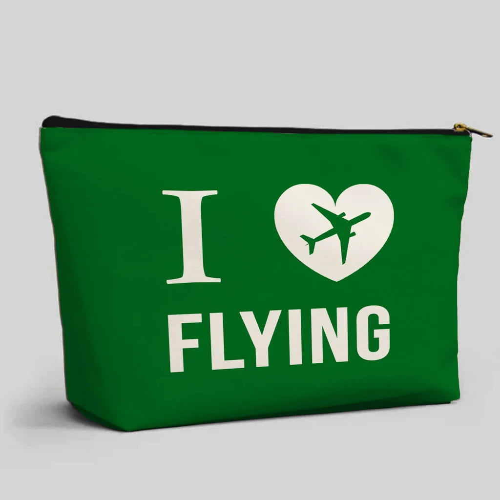 I Love Flying Zipper Pouch - view 7