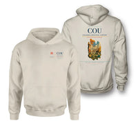 Thumbnail for Columbia Regional Airport (COU) design on khaki double-side hoodie