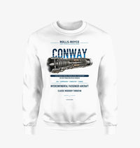 Thumbnail for CONWAY design on white sweatshirt
