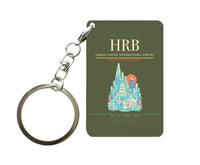 Thumbnail for Harbin Taiping International Airport HRB Key Chain design on green army key chain