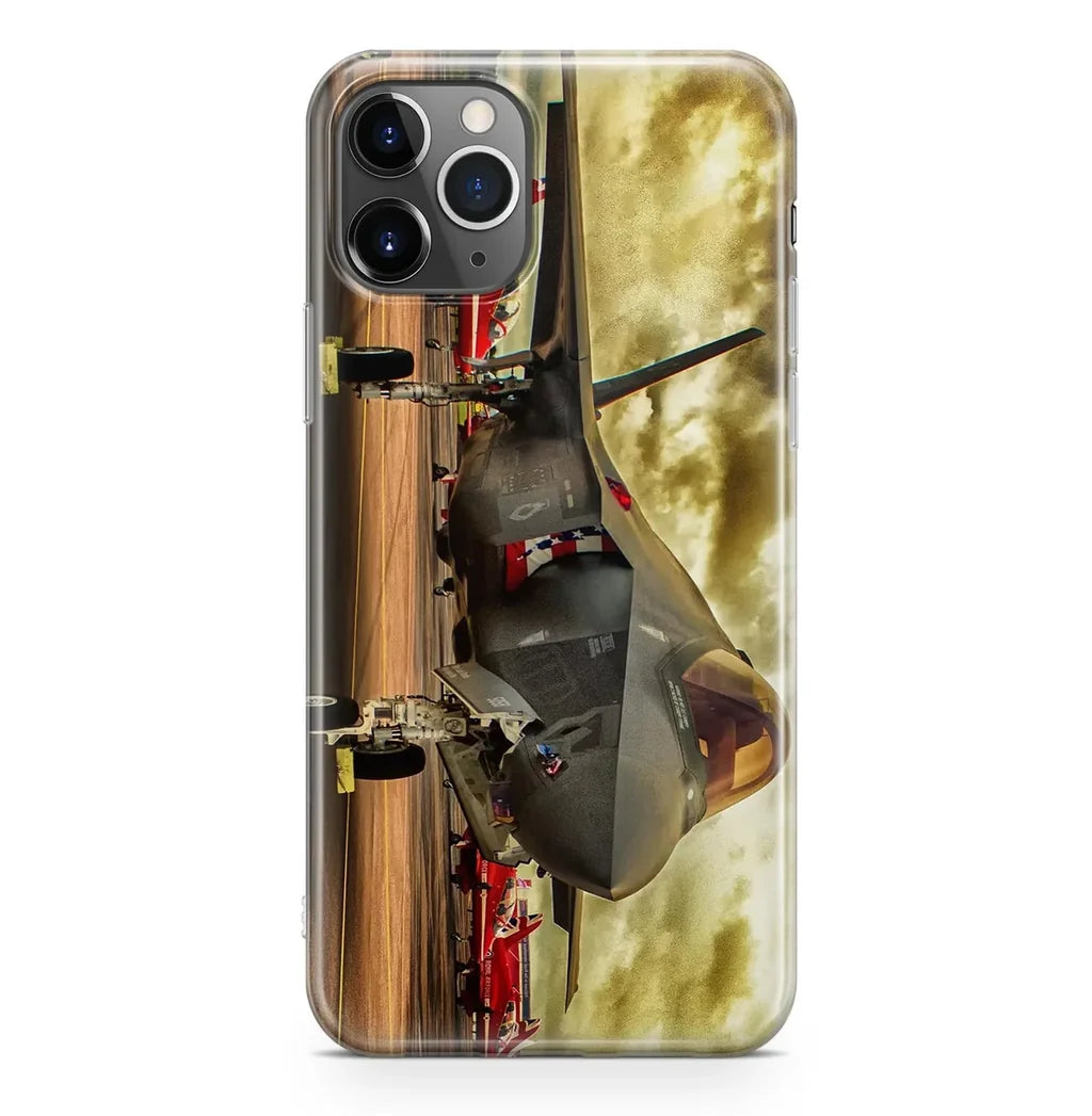 Fighter Jet 35 at Airbase iPhone Case - view 7