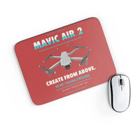 Thumbnail for DJI Mavic Air 2 design on red rectangle mouse pad